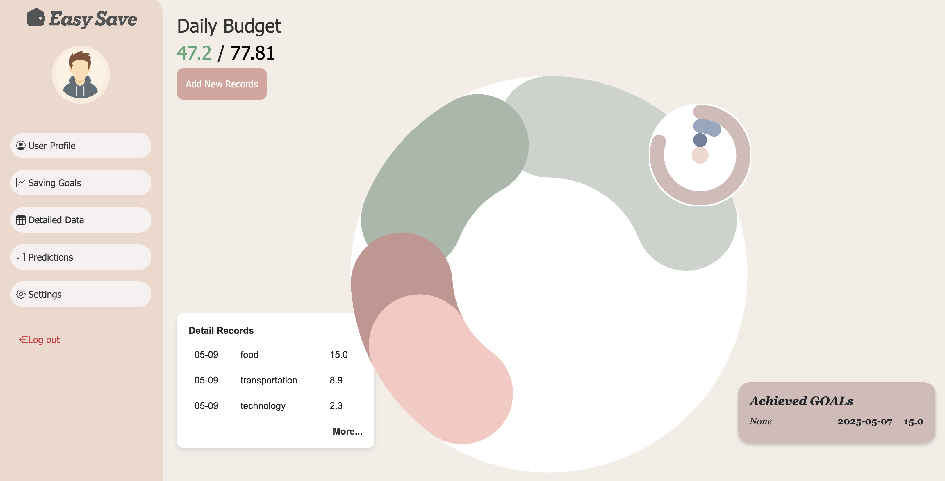 Daily Budget screenshot