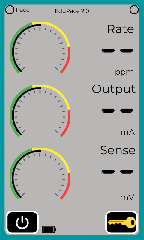 EduPace device powered off screen