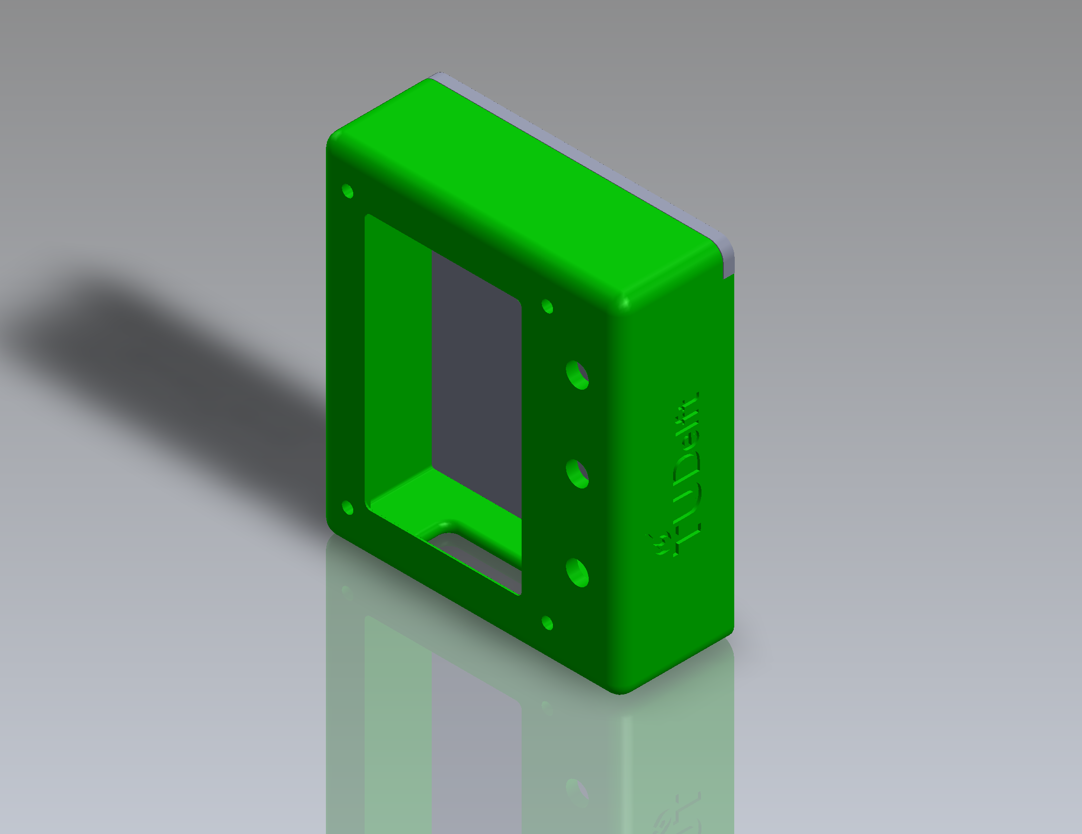 Casing assembly diagram for the EduPace enclosure